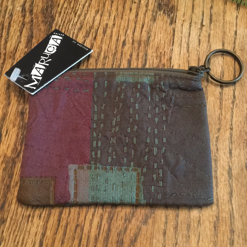 NWT Maruca Design Handmade Coin purse/keychain